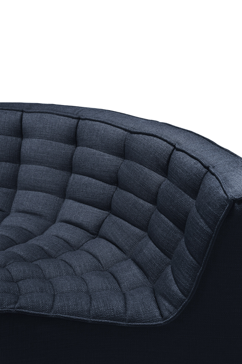 Blue Fabric Upholstered Sofa | Ethnicraft N701 | Woodfurniture.com