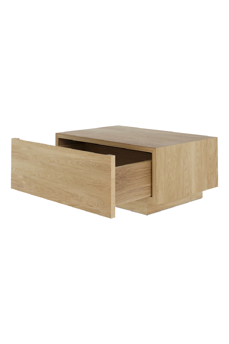 Solid Oak Bedside Table | Ethnicraft Madra | Woodfurniture.com