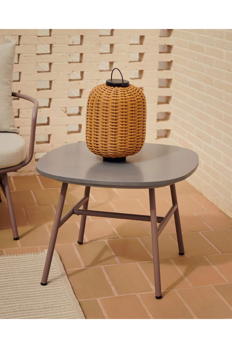 Steel Outdoor Side Table | La Forma Bramant | Woodfurniture.com