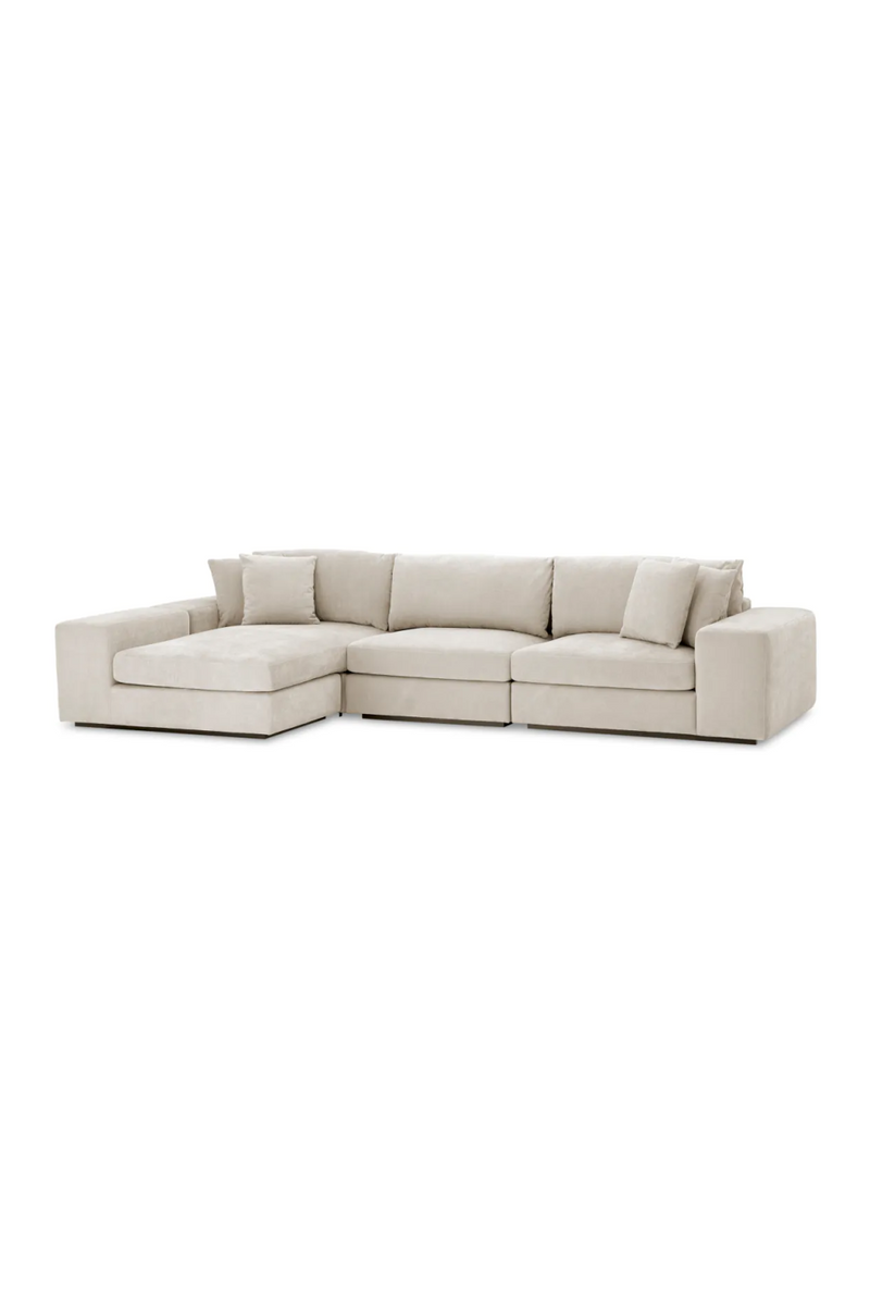 Beige Modular Lounge Sofa | Eichholtz Vista Grande | Woodfurniture.com