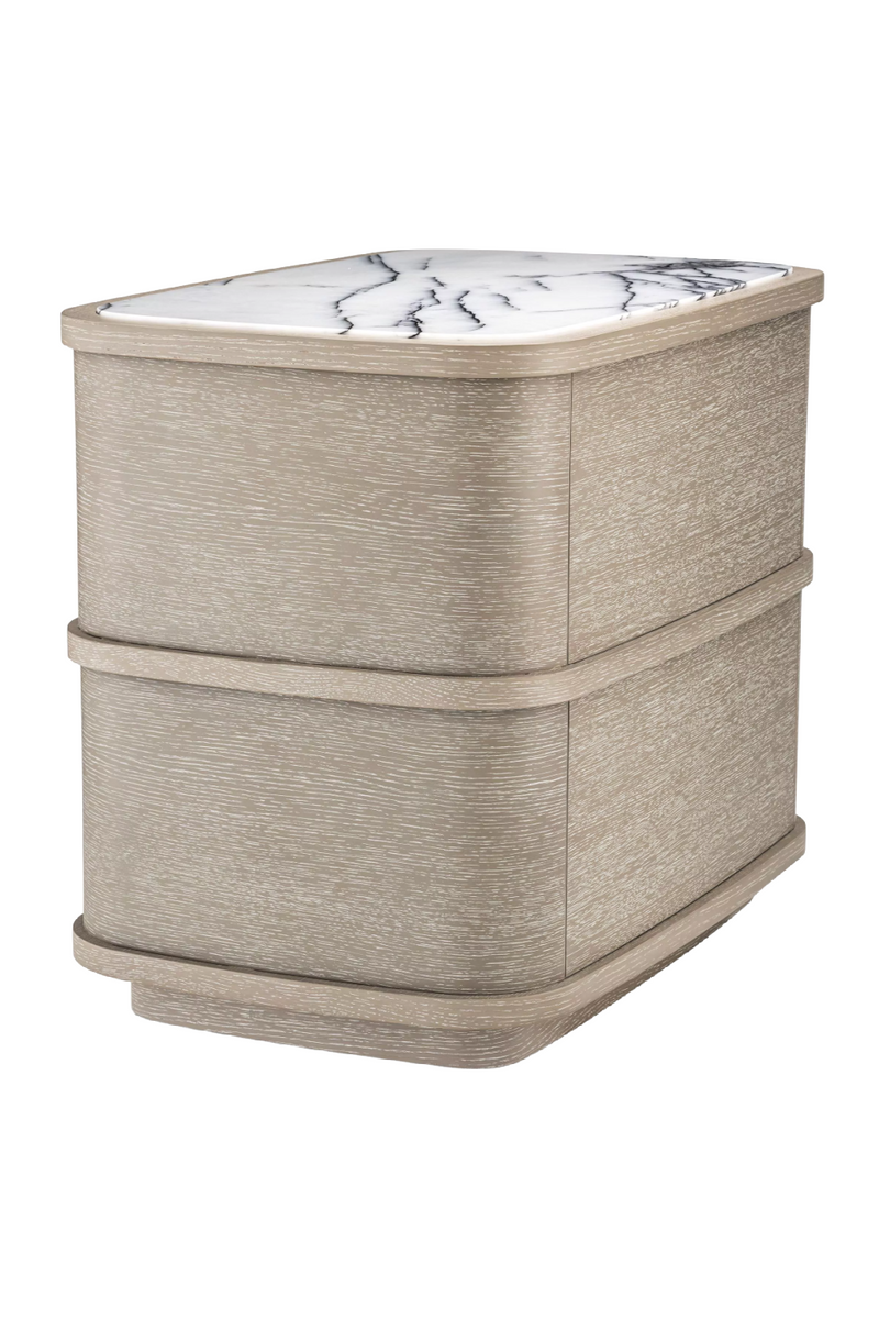 Marble Top Contemporary Nightstand | Eichholtz Cabana | Woodfurniture.com