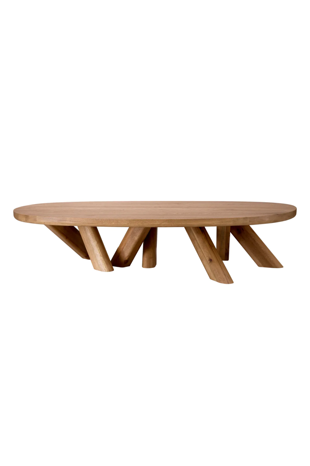 Oval Oak Coffeee Table | Eichholtz Bayshore | Woodfurniture.com