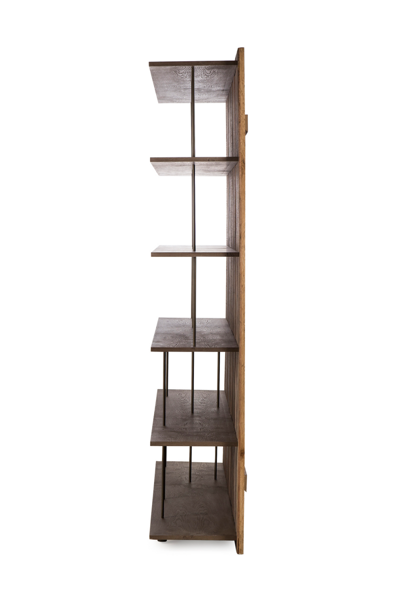 Industrial Wooden Bookcase | Andrew Martin Peyton | Woodfurniture.com