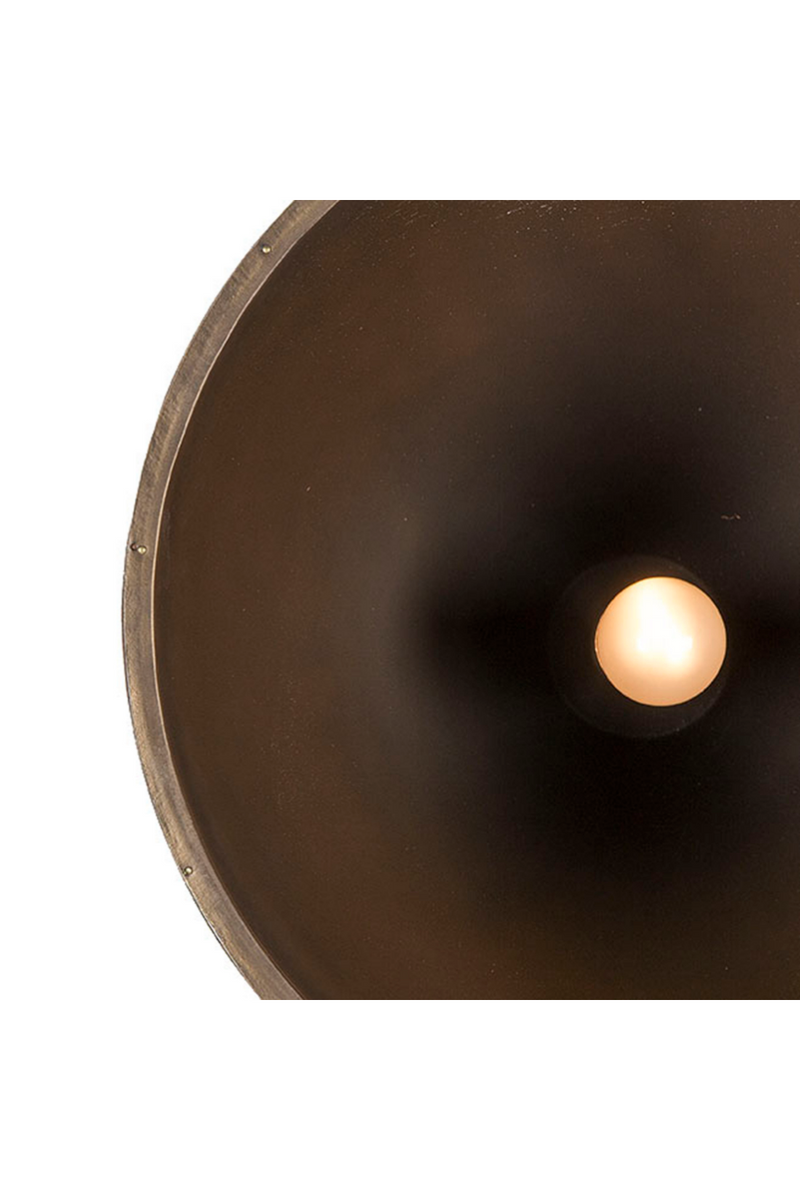 Bell Shaped Wooden Pendant Lamp L | Andrew Martin Big Sur | Woodfurniture.com