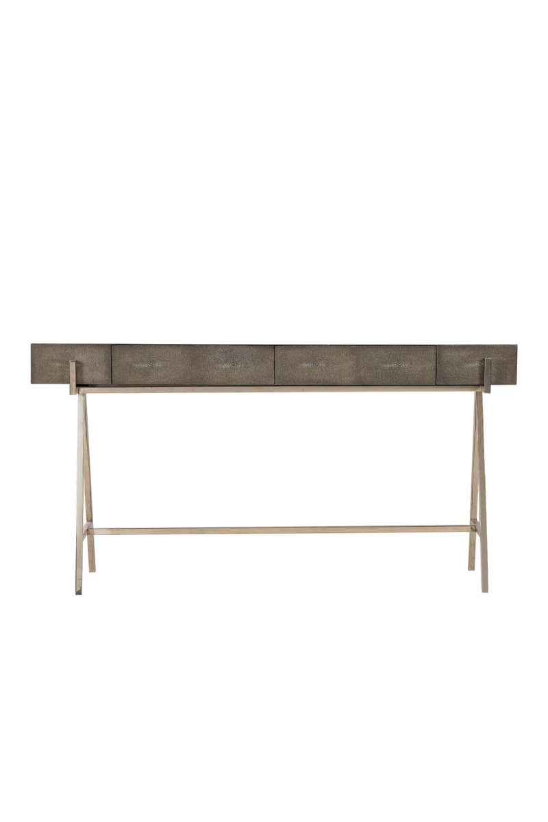 Charcoal Shagreen Console Table | Andrew Martin Sampson  | Woodfurniture.com