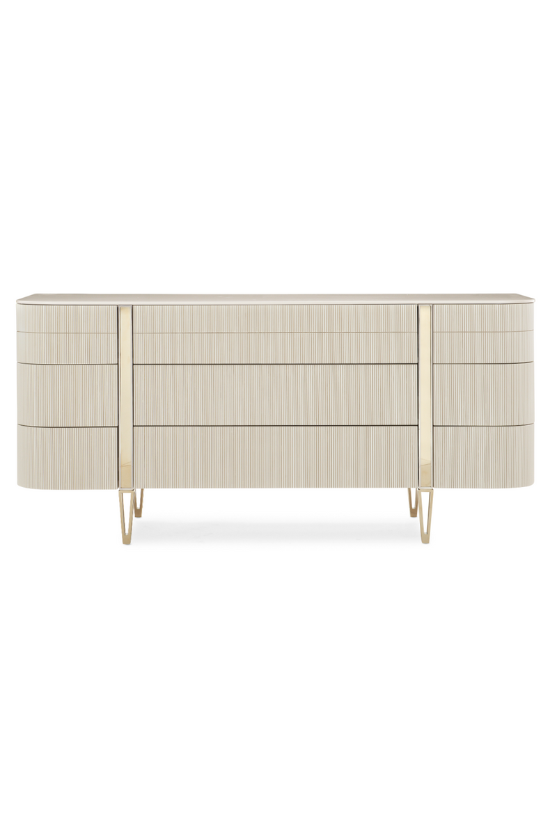 Matte Pearl Modern Dresser | Caracole Love At First Sight | Woodfurniture.com