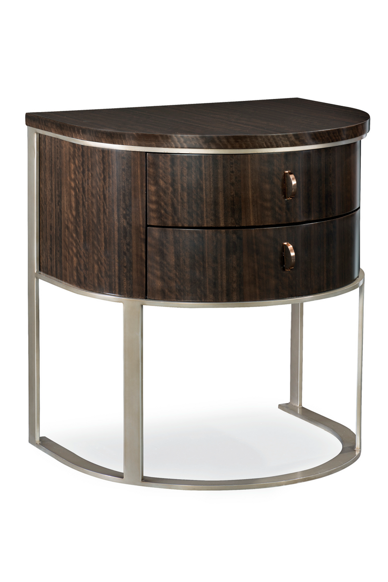 Semi-Circular Nightstand | Caracole Moderne | Woodfurniture.com