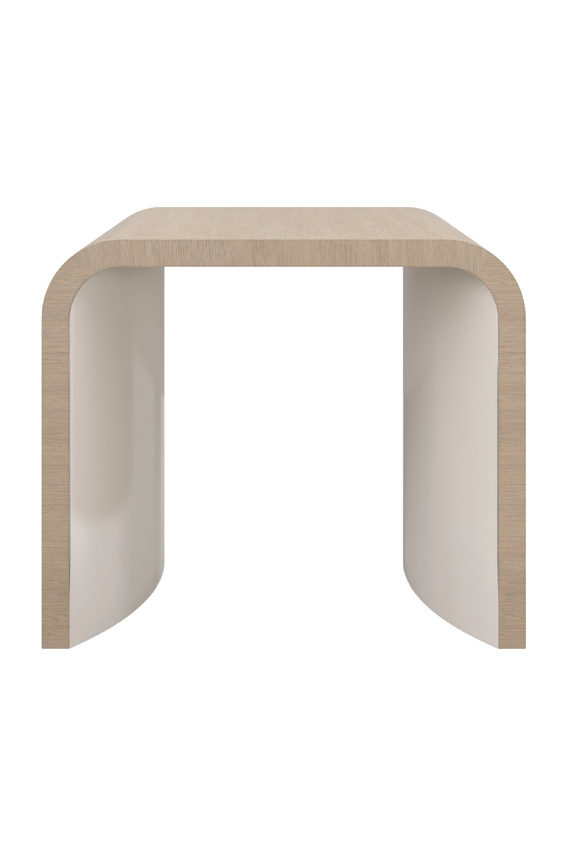 Arched Oak End Table | Caracole Movement | Woodfurniture.com