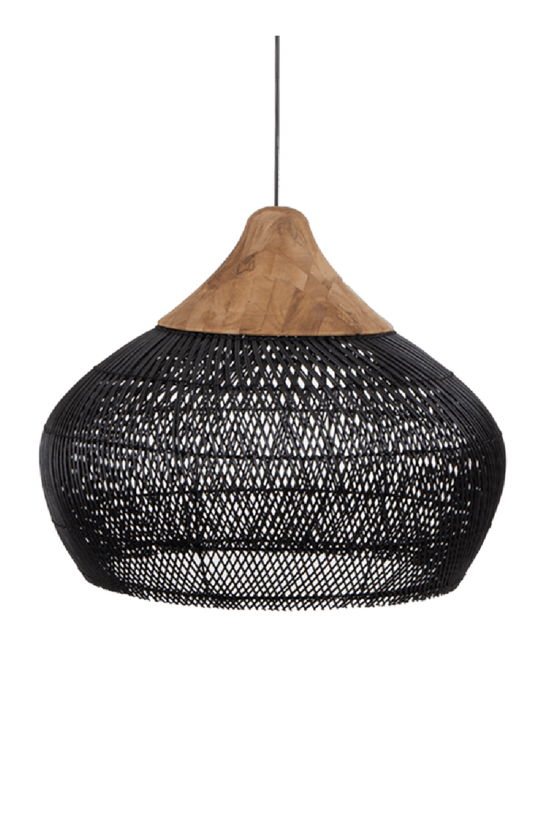 Braided Rattan Hanging Lamp | dBodhi Harp | Woodfurniture.com