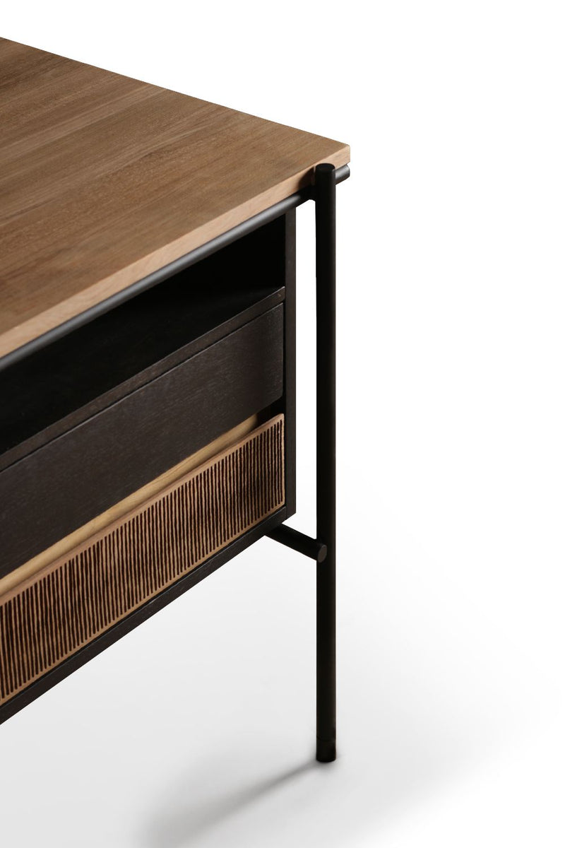 Teak Desk With Drawers | Ethnicraft Oscar | Woodfurniture.com