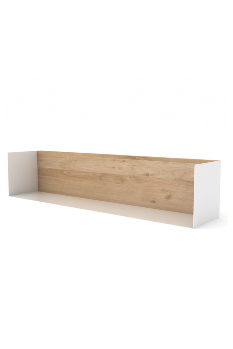 Minimalist Oak Wall Shelf | Ethnicraft U | Woodfurniture.com