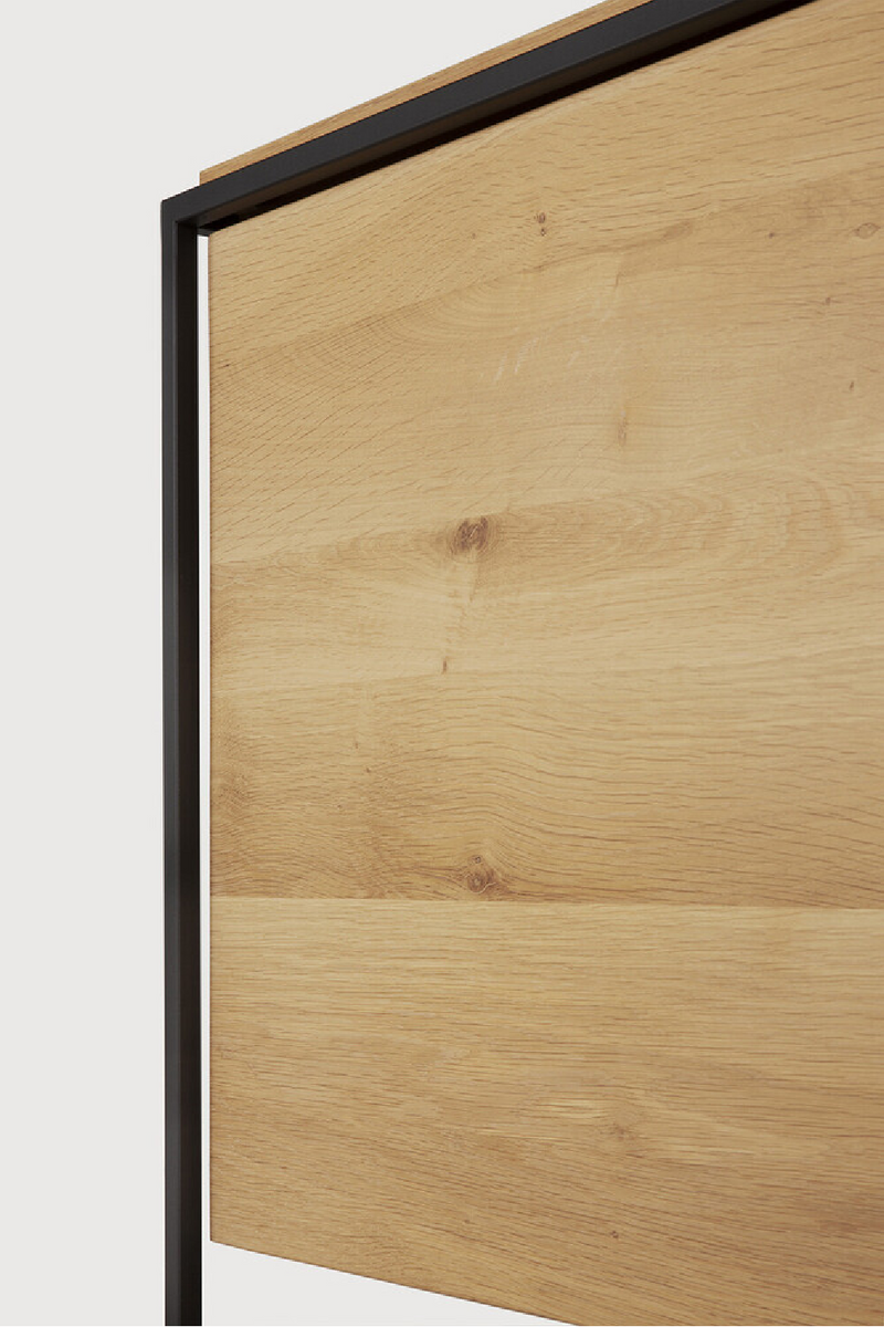 2-Door Wooden Oak Sideboard | Ethnicraft Monolit | Woodfurniture.com