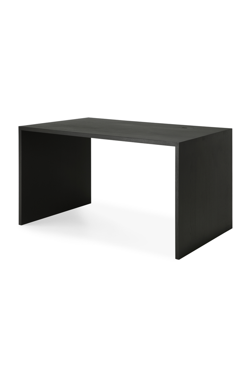 Black Oak Minimalist Desk | Ethnicraft U | Woodfurniture.com