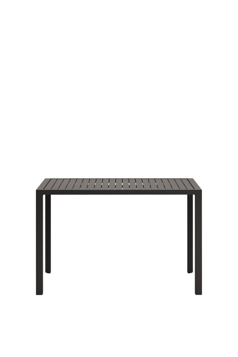 Slatted Aluminum Outdoor Bar Table | La Forma Culip | Woodfurniture.com