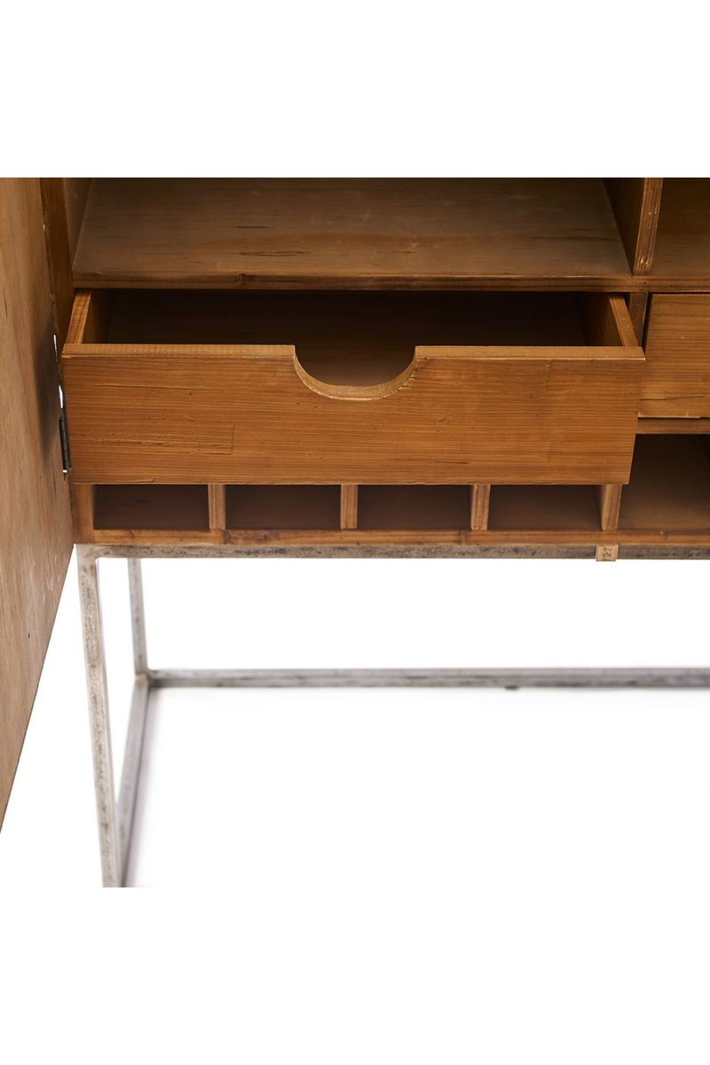 Wooden Herringbone Bar Cabinet | Rivièra Maison Tribeca | Woodfurniture.com