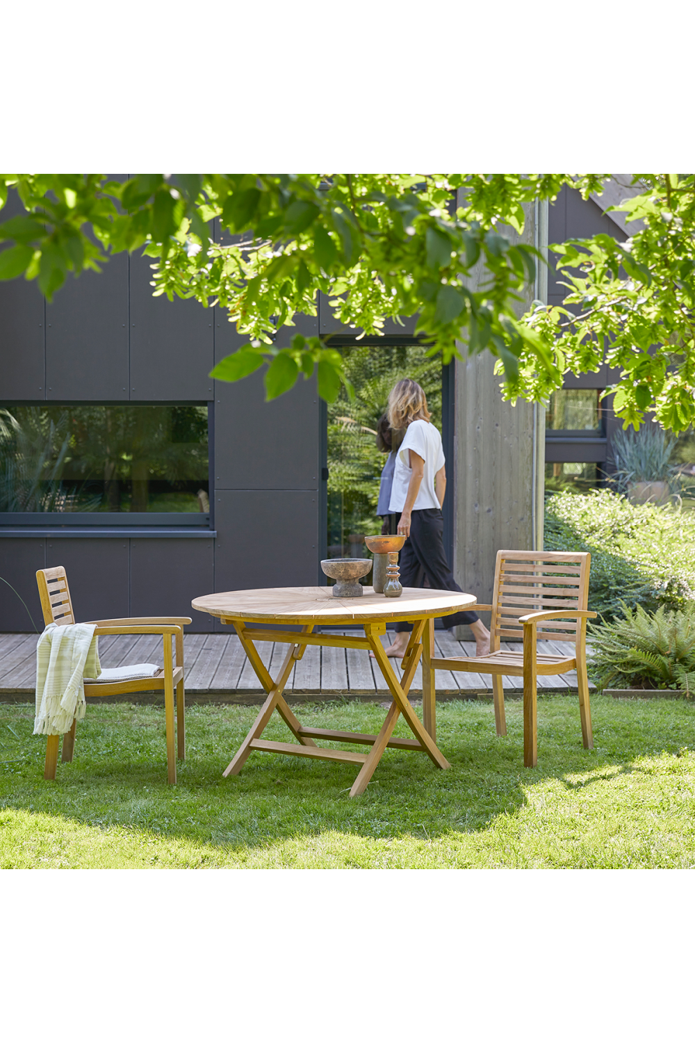 Foldable Garden Furniture Set, Tikamoon Andria