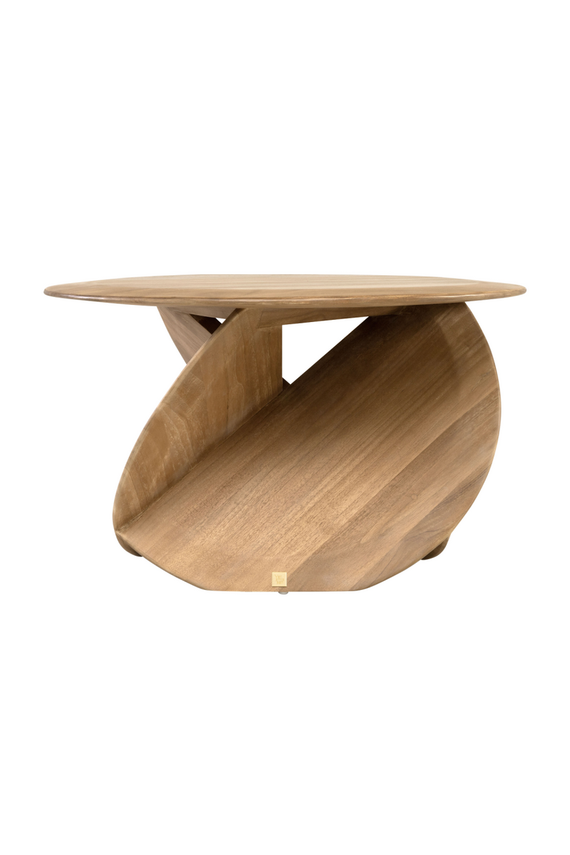 Teak Architectural Coffee Table | Versmissen Fan | Woodfurniture.com