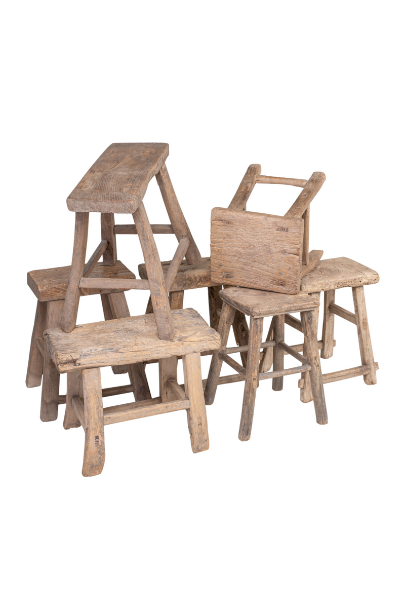 Wood Rustic Table / Stool | Versmissen | Woodfurniture.com