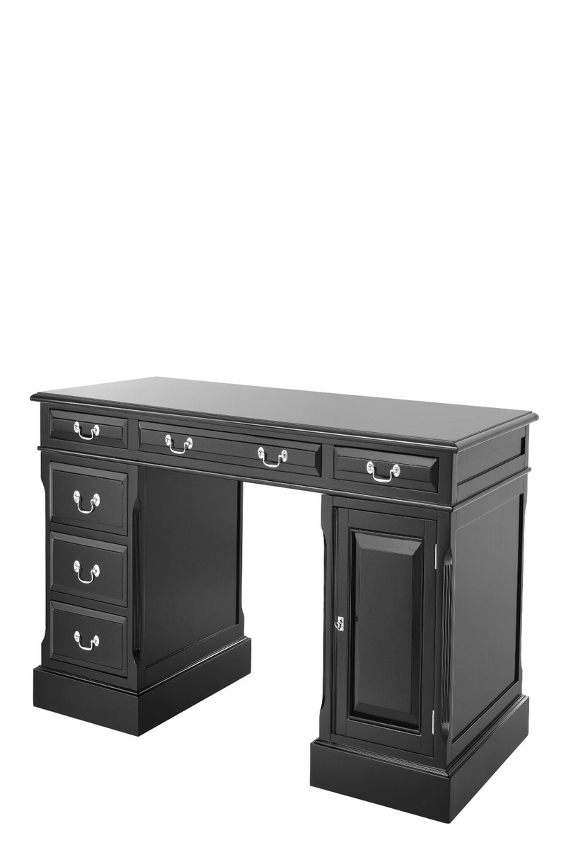 Black Rectangular Desk | Eichholtz British | Quality Wood Furniture