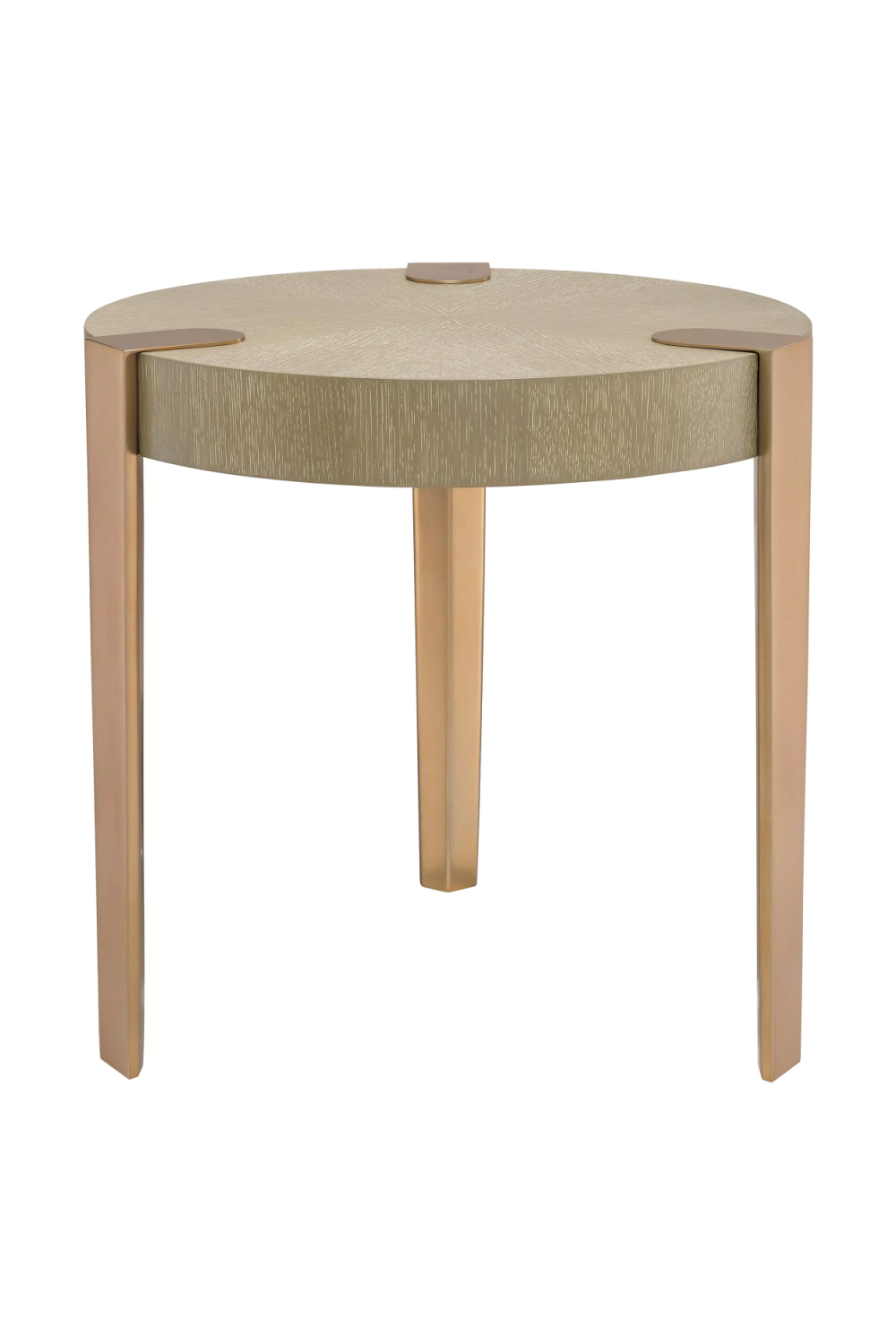 Round Oak Side Table | Eichholtz Oxnard | Woodfurniture.com