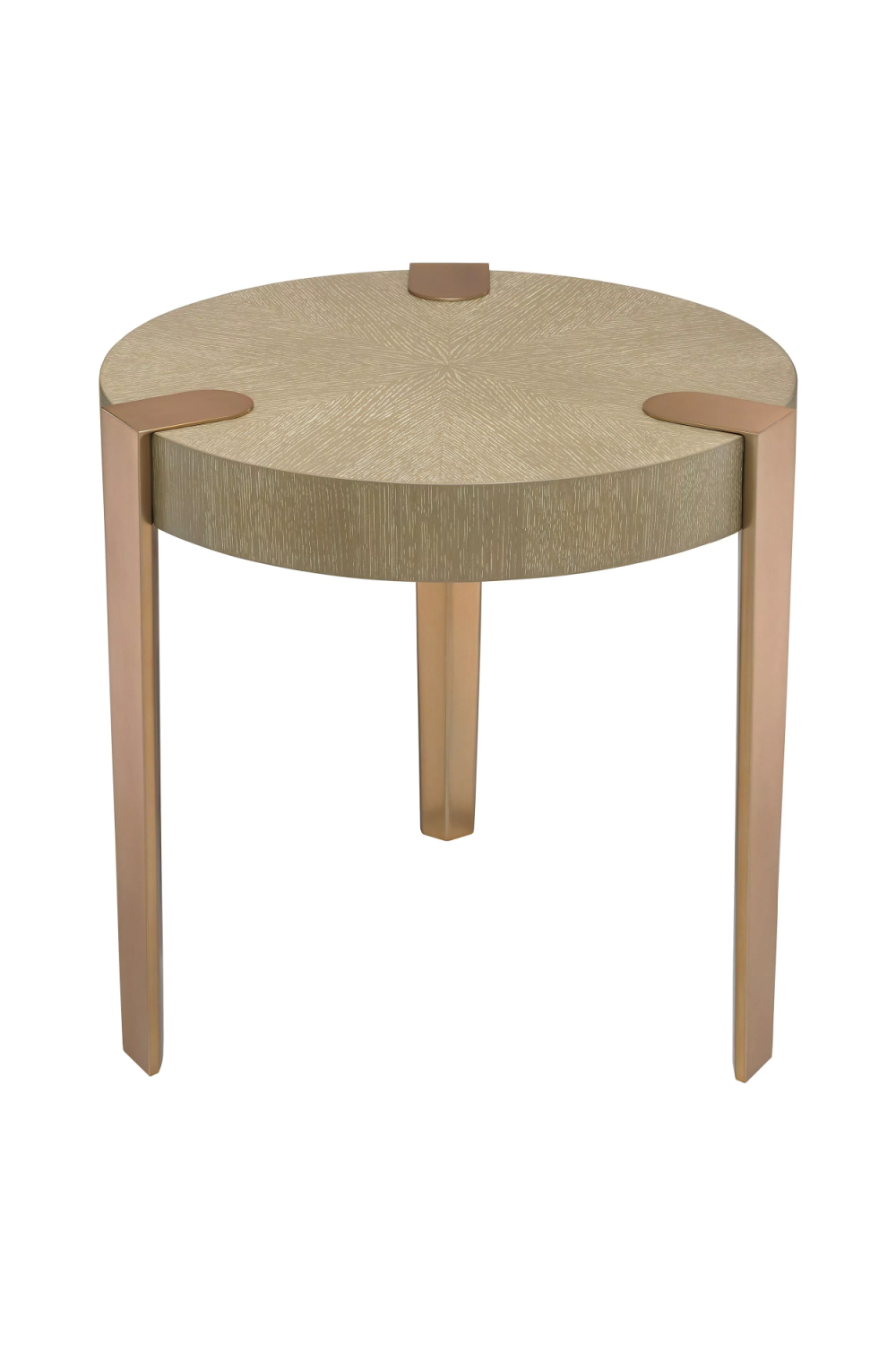 Round Oak Side Table | Eichholtz Oxnard | Woodfurniture.com