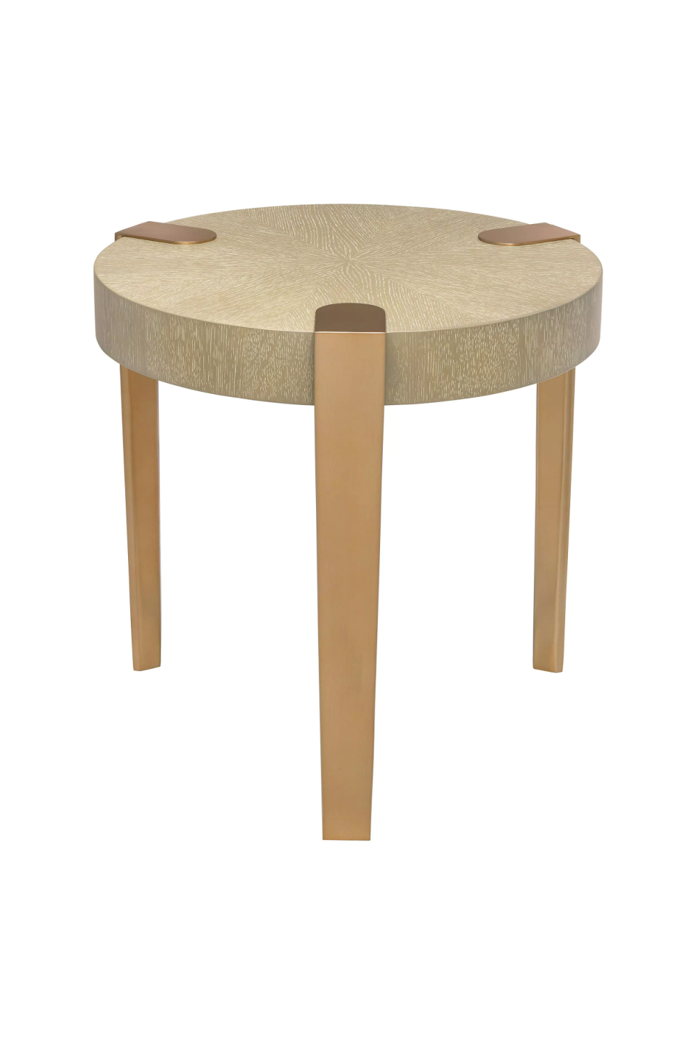 Round Oak Side Table | Eichholtz Oxnard | Woodfurniture.com