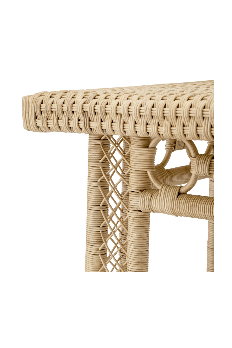 Rectangular Rattan Side Table | Eichholtz Saba | Woodfurniture.com