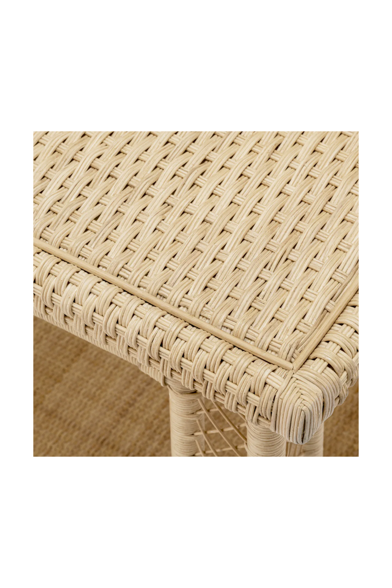 Rectangular Rattan Side Table | Eichholtz Saba | Woodfurniture.com