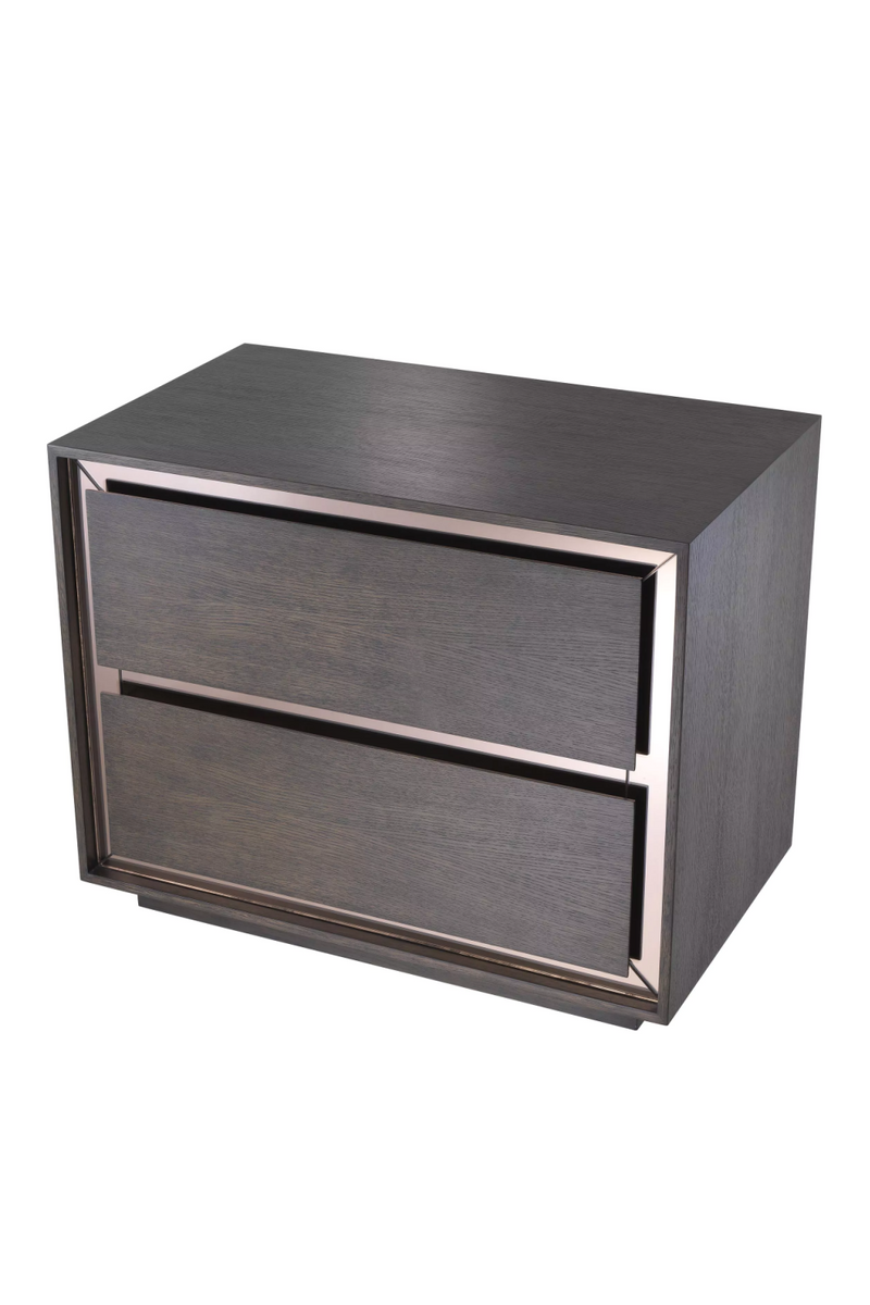 2 Drawer Wooden Side Table | Eichholtz Cabas | Woodfurniture.com