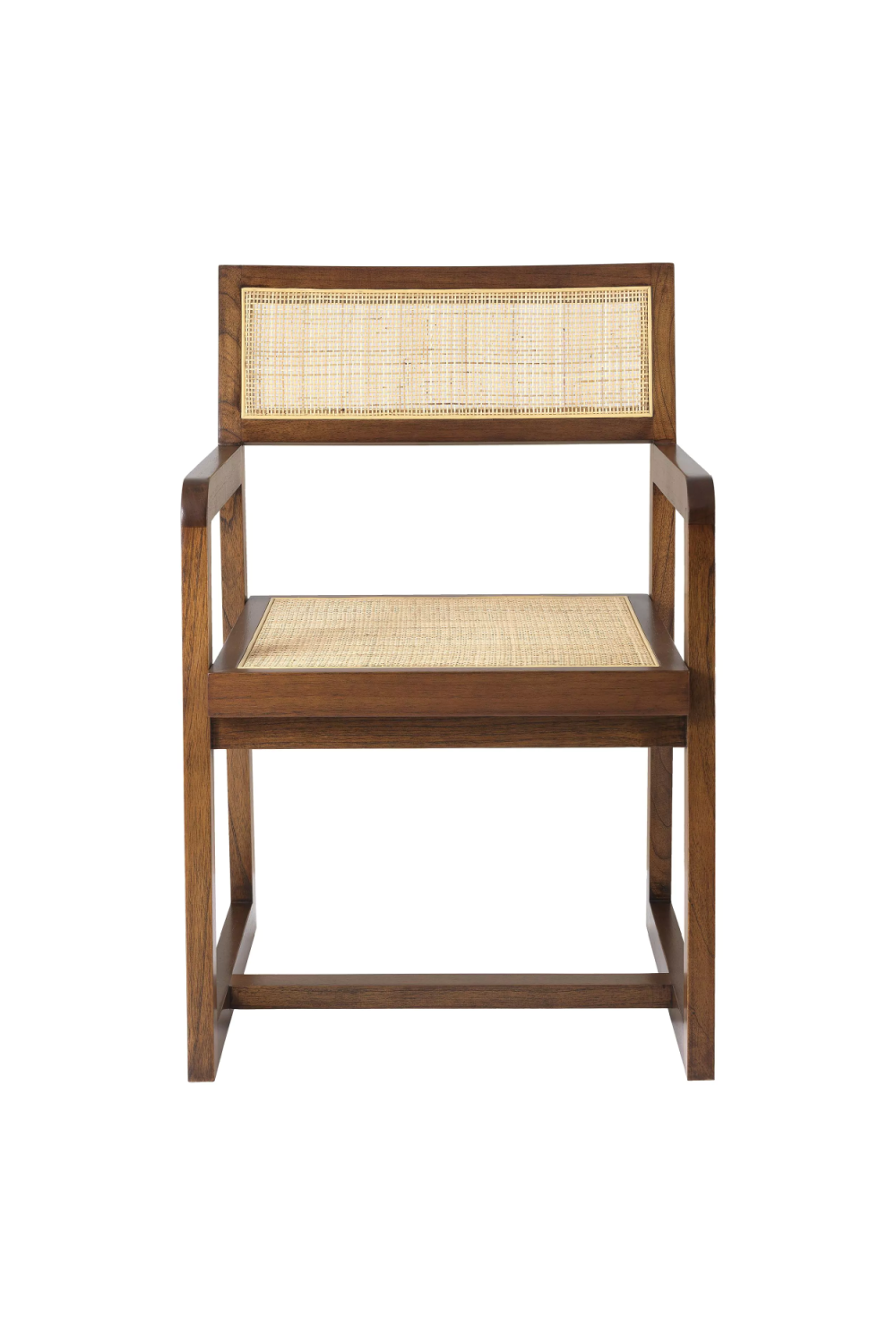 Brown Rattan Dining Armchair | Eichholtz Dinant | Woodfurniture.com