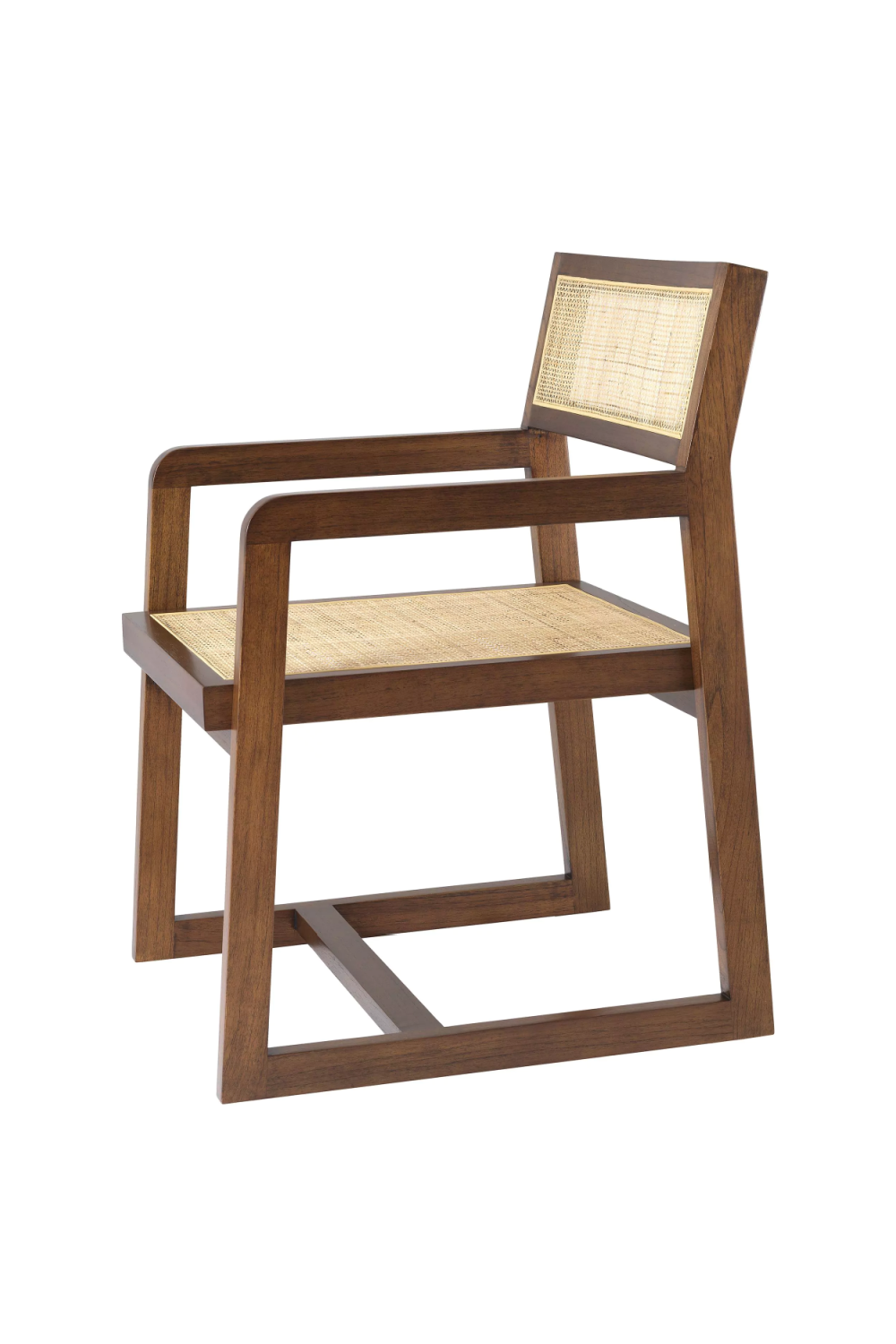 Brown Rattan Dining Armchair | Eichholtz Dinant | Woodfurniture.com