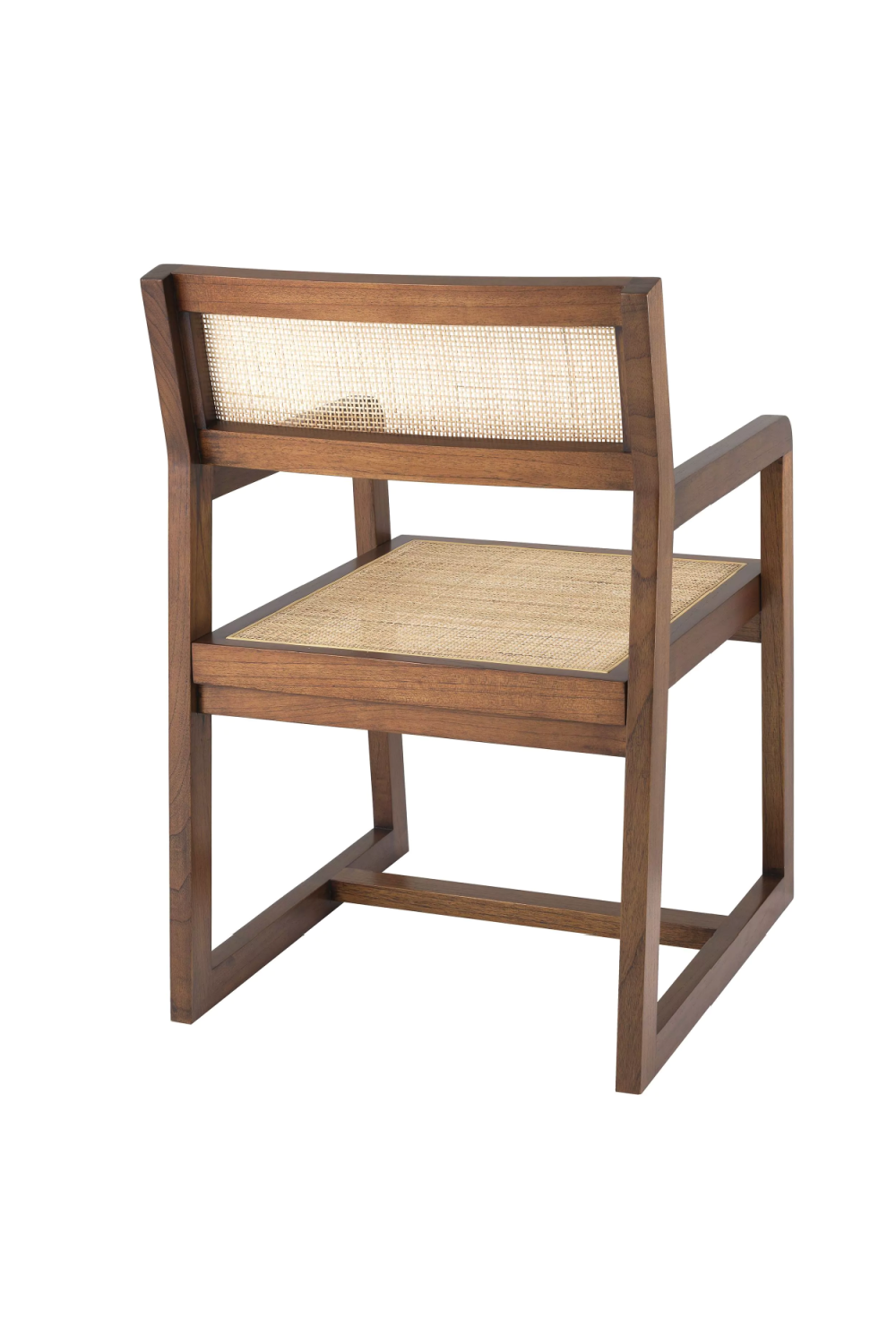 Brown Rattan Dining Armchair | Eichholtz Dinant | Woodfurniture.com