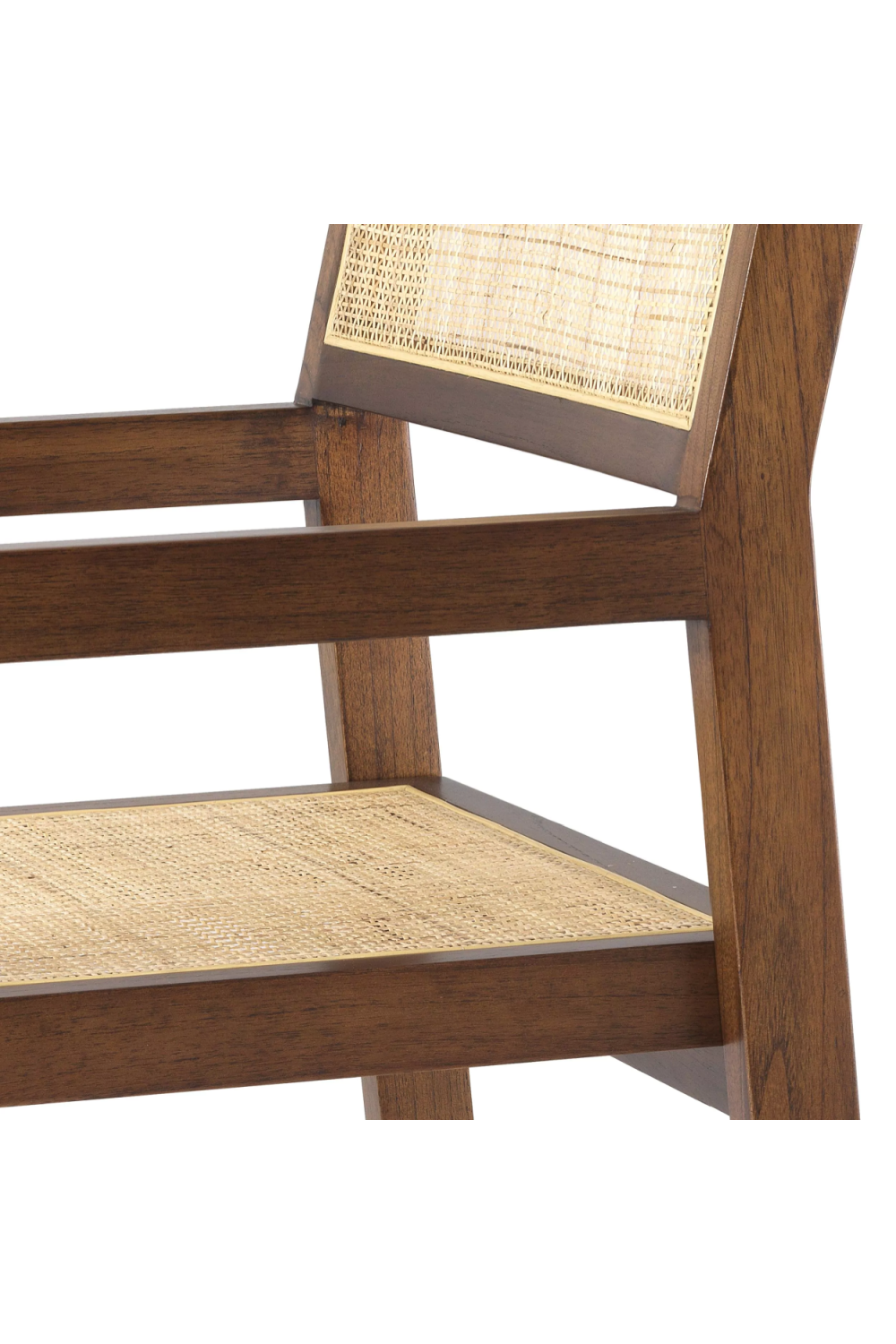 Brown Rattan Dining Armchair | Eichholtz Dinant | Woodfurniture.com