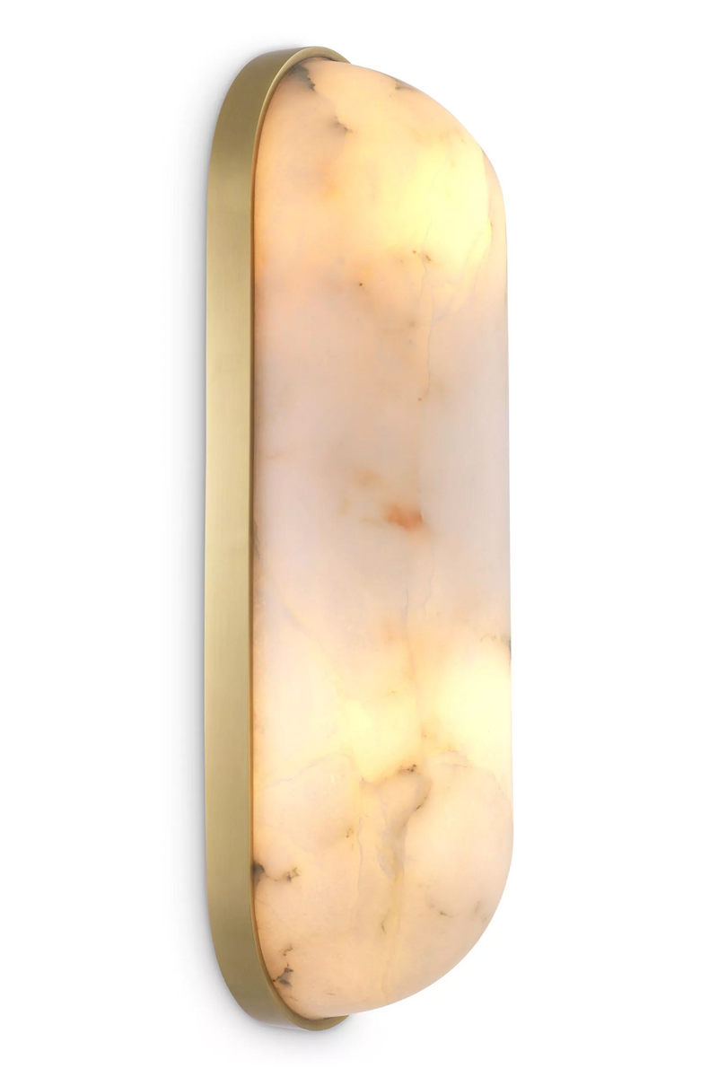 Elongated Alabaster Wall Lamp | Eichholtz Sumo | Woodfurniture.com