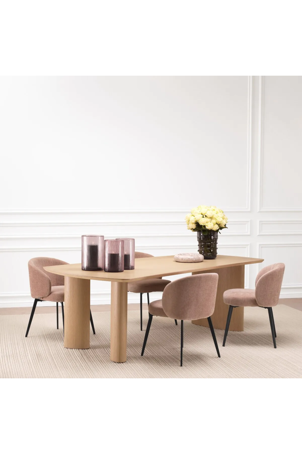 Scandinavian Oak Dining Table S | Eichholtz Bergman | Woodfurniture.com