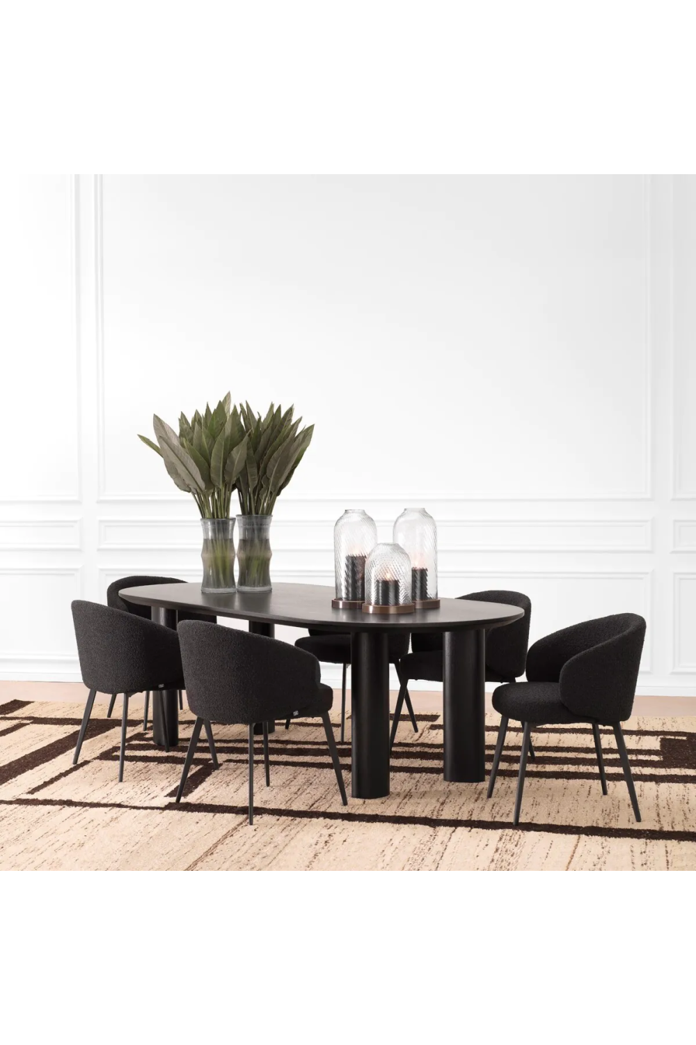 Oak Oval Dining Table S | Eichholtz Mogador | Woodfurniture.com