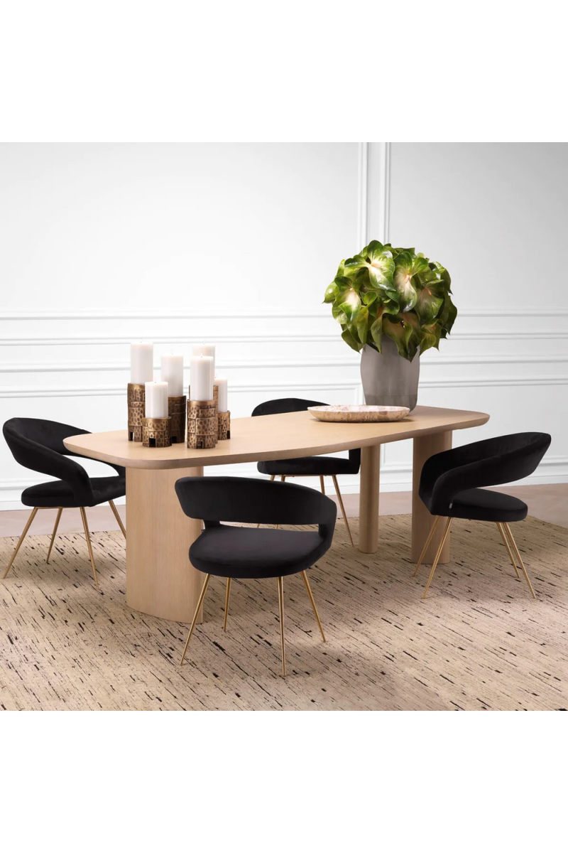 Free Form Oak Dining Table | Eichholtz Flemings | Woodfurniture.com