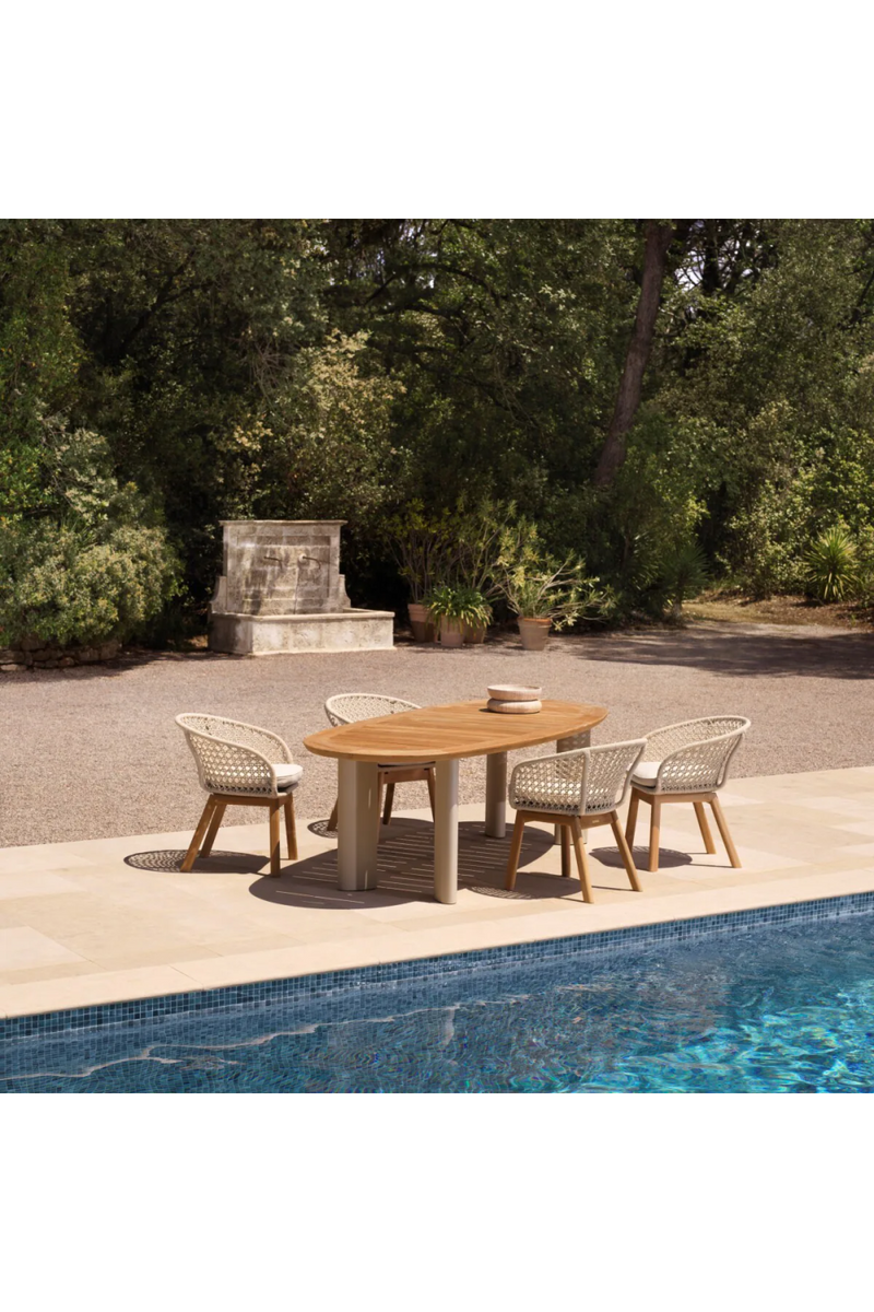 Teak Outdoor Dining Table | Eichholtz Free Form | Woodfurniture.com
