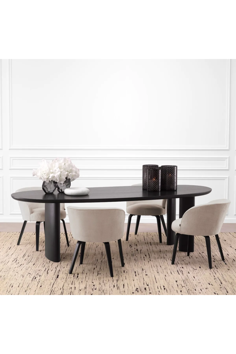 Oval Wooden Dining Table | Eichholtz Lindner | Woodfurniture.com