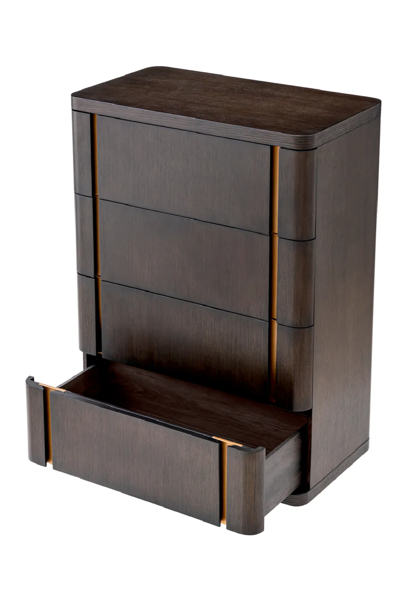Mocha Oak 4-Drawer Dresser | Eichholtz Modesto | Woodfurniture.com