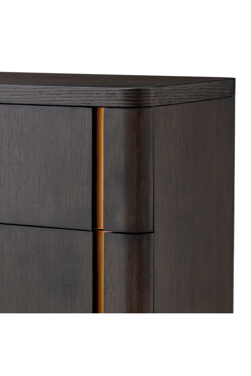 Mocha Oak 4-Drawer Dresser | Eichholtz Modesto | Woodfurniture.com
