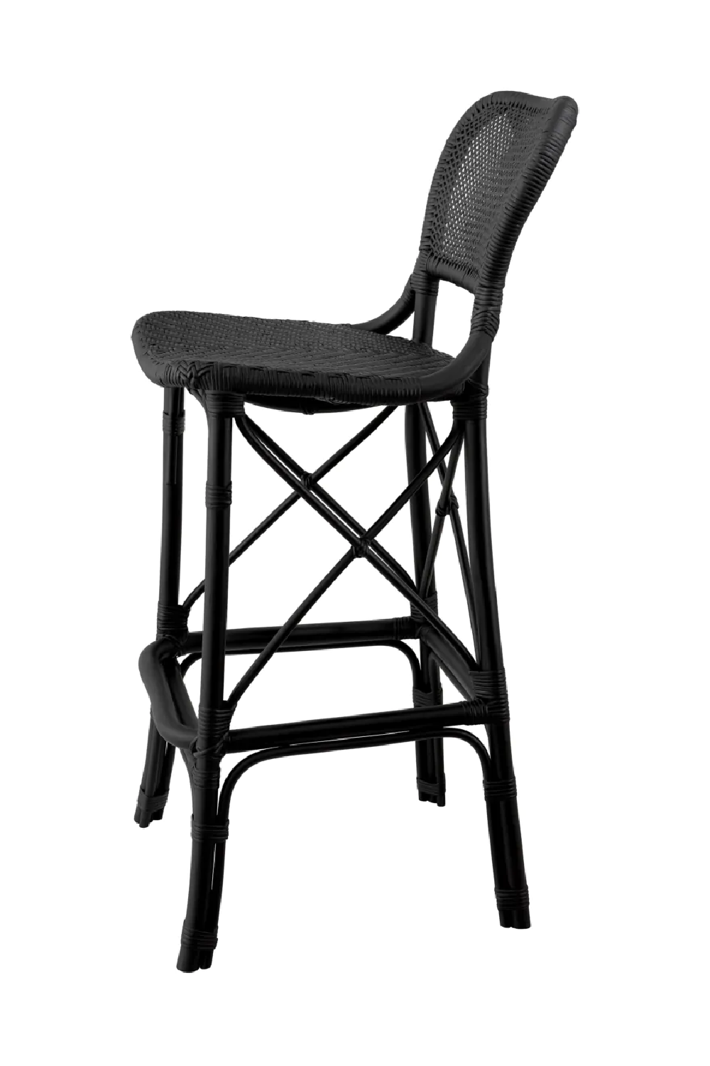 Rattan Bar Stool | Eichholtz Colony | Woodfurniture.com