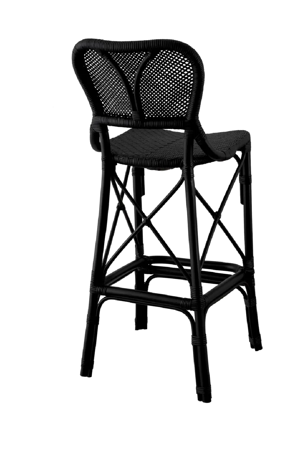 Rattan Bar Stool | Eichholtz Colony | Woodfurniture.com