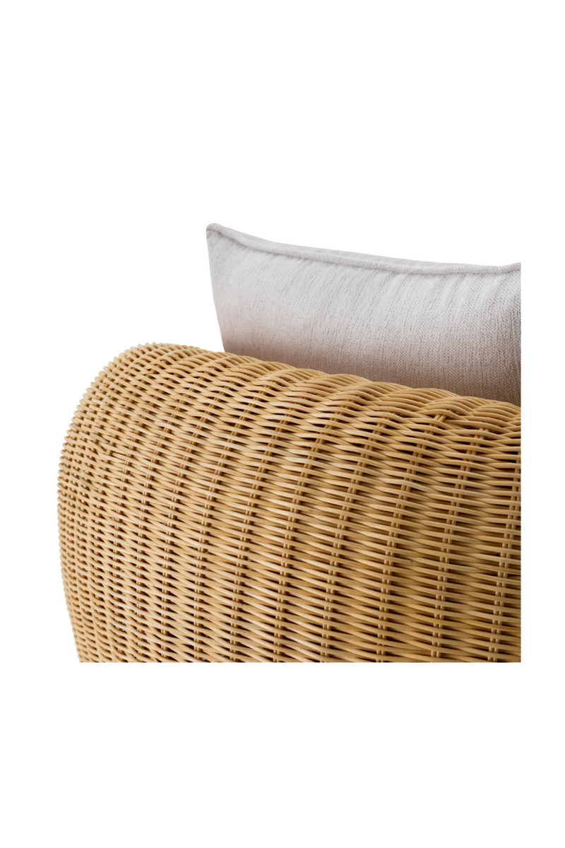 Curved Natural Rattan Chair | Eichholtz Rafael | Woodfurniture.com