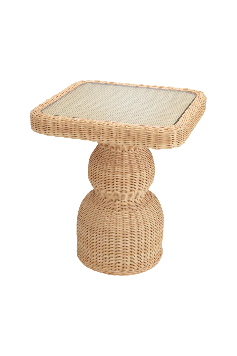 Natural Rattan Side Table | Eichholtz Tiago | Woodfurniture.com