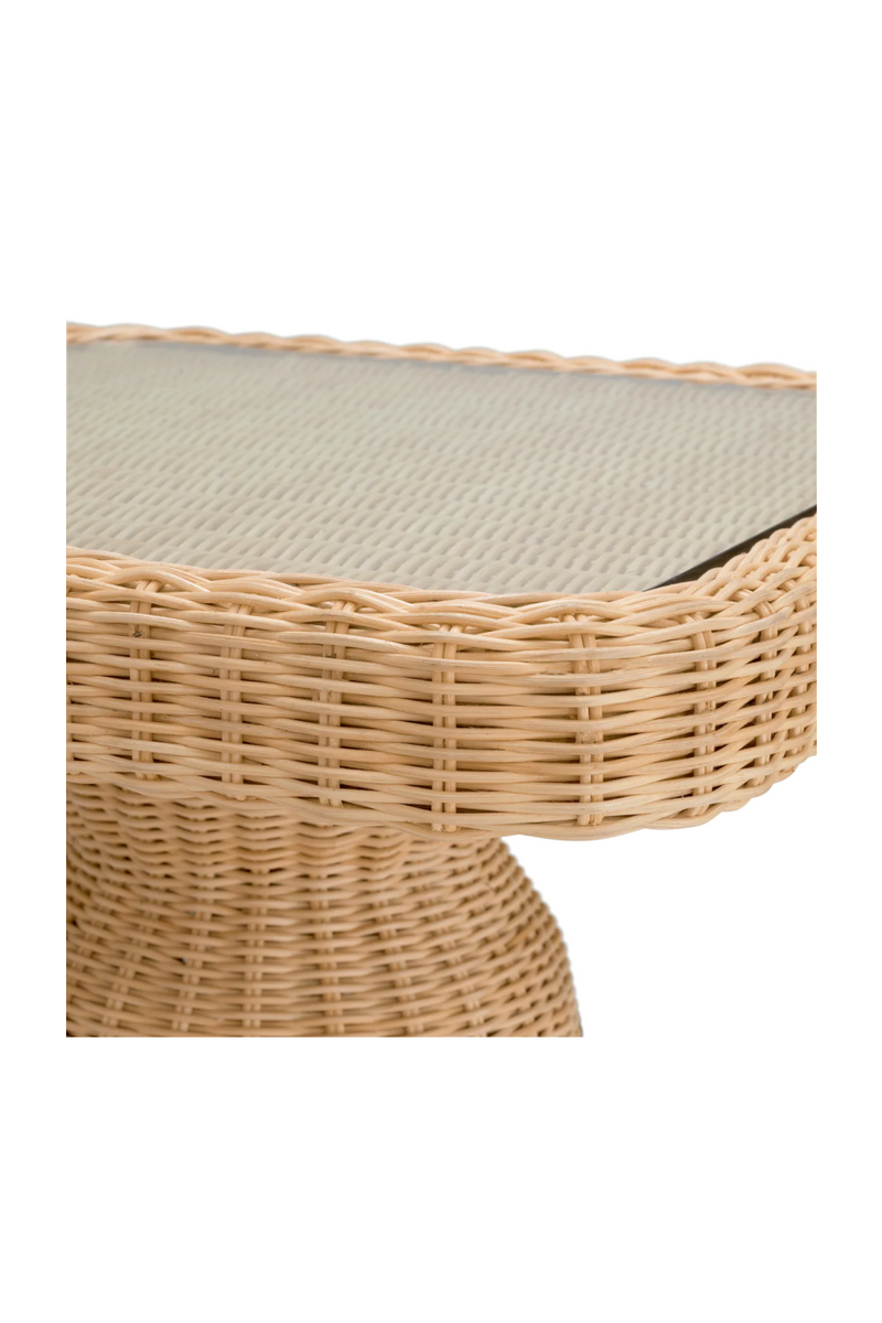 Natural Rattan Side Table | Eichholtz Tiago | Woodfurniture.com