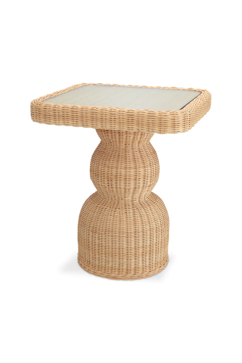 Natural Rattan Side Table | Eichholtz Tiago | Woodfurniture.com