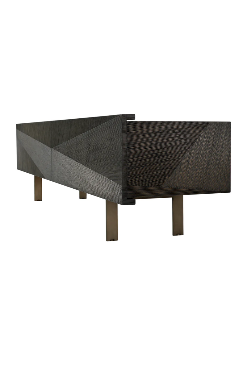 Mocha Oak 2-Drawer TV Cabinet | Eichholtz San Martin | Woodfurniture.com