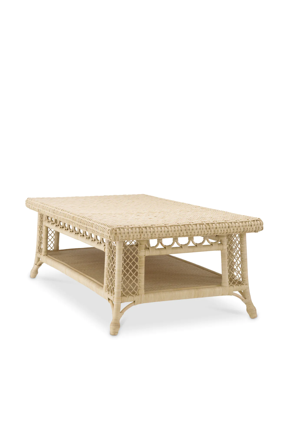 Rectangular Rattan Coffee Table | Eichholtz Saba | Woodfurniture.com