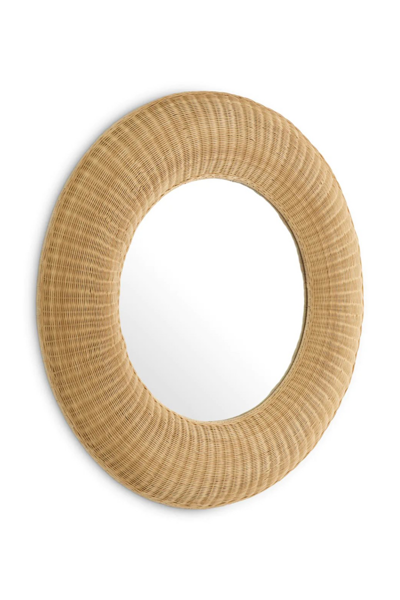 Handwoven Rattan Mirror | Eichholtz Idora | Woodfurniture.com